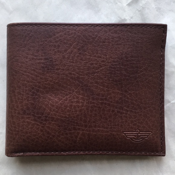 NWOT Dockers Brown Leather Pocketmate Wallet Bill - Picture 4 of 5